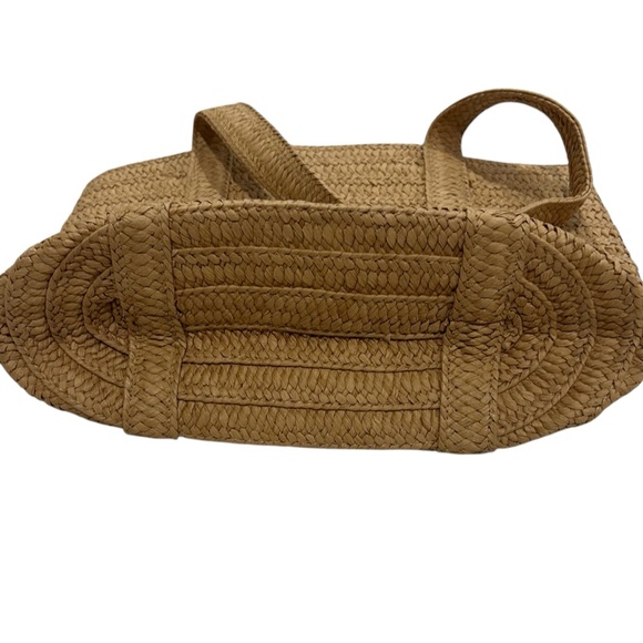 Draper James Brown Woven Tote - Picture 6 of 8